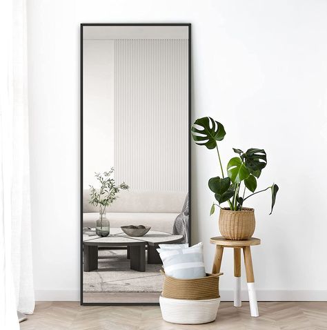 Mirror Bedroom Decor, Mirror Bedroom, Apartment Decoration, Full Body Mirror, Mirror Ideas, Body Mirror, Design Apartment, Bedroom Mirror, Length Mirror