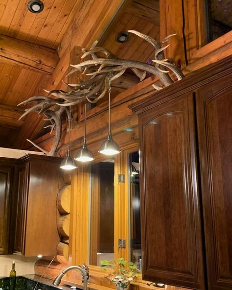 Throwback to 2022. Need lighting in a custom space? This Elk, Moose and Deer overhead light was 14 feet long. I can build anything out of antlers. Look forward to projects to come! #custommade #antlerlight #spokane #kitchendecor Antler Hunting, Antler Lights, Overhead Light, Antler Design, Antler Chandelier, Horseshoe Decor, Overhead Lighting, Whitetail Deer, Long I