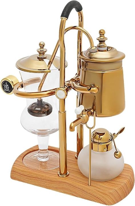 Amazon.com: YIYIBYUS Siphon Coffee Maker Luxury Gold Antique Syphon Coffee Brewer Tea Siphon Brewer Siphon Tea Maker Belgium Belgian Coffee Maker US Stock: Home & Kitchen Syphon Coffee Maker, Syphon Coffee, Siphon Coffee, Alcohol Lamp, Tea Food, Tea Maker, Coffee Brewer, Food Ingredients, How To Make Coffee