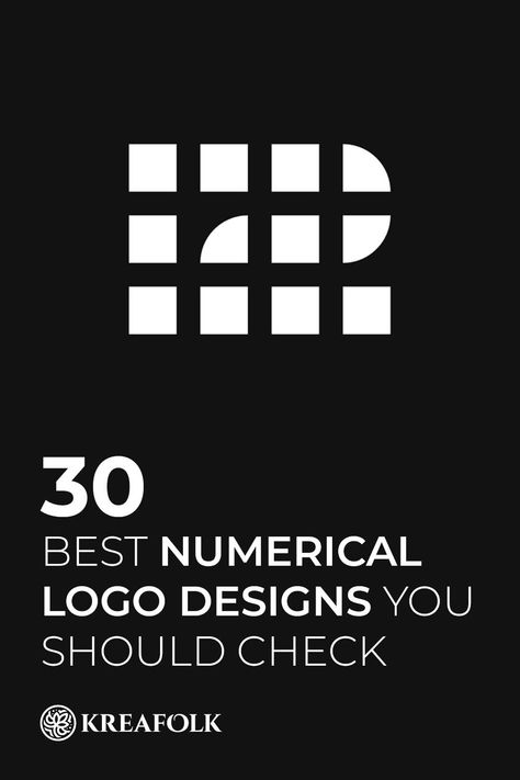 Logo Design Typography Minimalist, Different Fonts For Numbers, Numeric Logo Design Numbers, Creative Number Design, Number Logos Design, Universal Logo Design, One Logo Design Number, Logo With Numbers Graphic Design, 30 Number Design