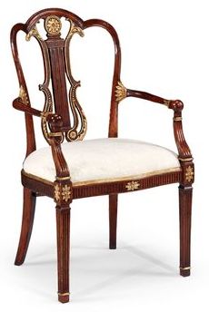 Gilded Furniture, Rococo Furniture, Empire Furniture, Carved Chairs, Georgian Furniture, Classic Furniture Design, Classical Furniture, Arm Chair Styles, French Style Furniture