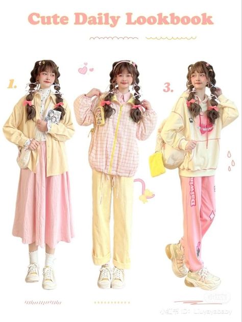 Sweet Girly Outfits, Kawaii Teacher Outfits, Kawaii Fashion Outfits Casual, Kawaii Winter Outfits, Otome Fashion, Vestidos Anime, Mori Fashion, Sweet Clothes, Korean Casual Outfits