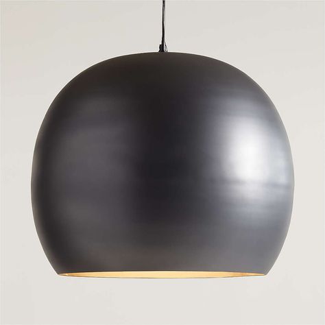 All Lighting | Crate & Barrel Small Black Chandelier, Oversized Pendant Light, Modern Lighting Chandeliers, Furniture Storage Cabinets, Blackened Steel, Metal Pendant Light, Dome Lighting, Curtains With Rings, Black Pendant Light