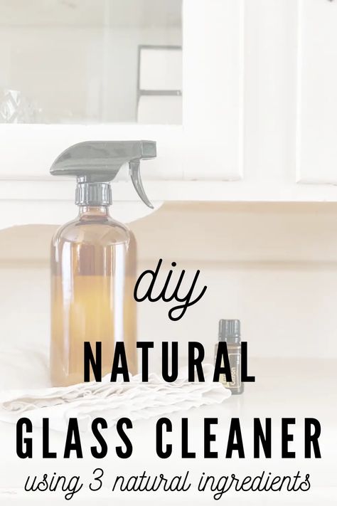 Learn how to make DIY Natural Glass Cleaner at home. Homemade, non-toxic glass cleaner recipe using only 3 common household ingredients. Non-toxic cleaning recipe.//Nontoxic cleaner DIY.//Toxin free home.//Essential oil DIY.//Natural windex.//DIY windex.//DIY window cleaner.//How to make glass cleaner.//How to make cleaning products.//Natural living DIY. Glass Cleaner Diy, Natural Glass Cleaner, Diy Window Cleaner, Glass Cleaner Recipe, Diy Glass Cleaner, Diy Linen Spray, Non Toxic Cleaning Products, Homemade Glass Cleaner, Non Toxic Cleaning