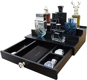 Simple Room Ideas For Men, Cologne Shelf, Cologne Tray, Men Room Decor Ideas, Cologne Organizer For Men, Cologne Display, Cologne Organizer, Male Room Ideas, Mens Bathroom Decor