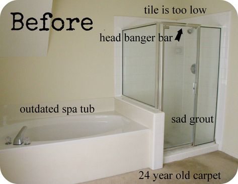 Garden Tub Ideas Master Bath, Jacuzzi Tub Bathroom Remodel, Medium Master Bath Remodel, Master Bath No Tub Layout, Bathroom Remodel With Storage, Shower To Tub Conversion, Separate Tub And Shower Ideas, Bath And Shower Combo Ideas, Bathroom With Tub And Shower Combo