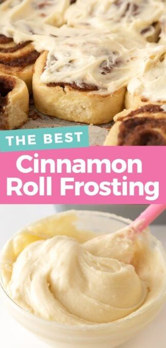 Cinnabon Frosting Recipe, Frosting For Cinnamon Rolls, Easy Cream Cheese Frosting, Cinnamon Roll Frosting, Cream Cheese Frosting Easy, Cinnamon Roll Icing, Cinnamon Rolls Easy, Homemade Frosting, Easy Cream