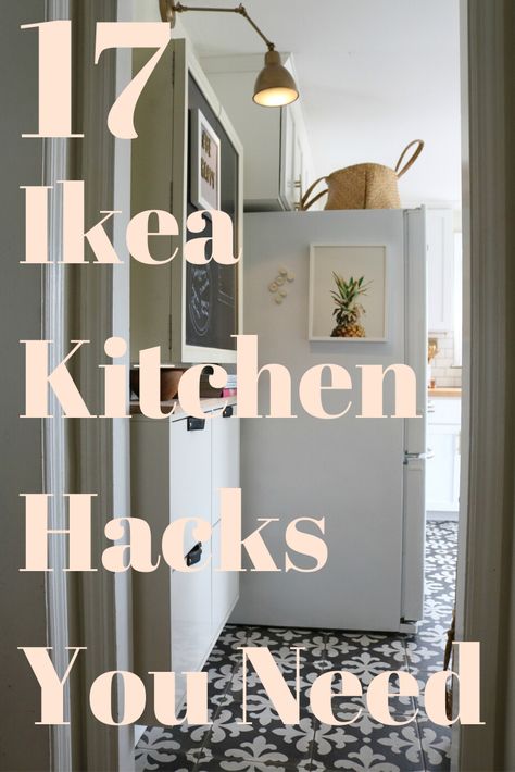 Ikea Kitchen Hacks, Ikea Kitchen Organization, Ikea Kitchen Storage, Ikea Organization Hacks, Ikea Craft Room, Ikea Crafts, Ikea Inspiration, Kitchen Wall Storage, Ikea Hack Kitchen