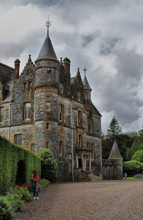 Scottish Baronial Architecture, Scottish Architecture Traditional, Scottish Castles Interior, Baronial Architecture, Scottish Mansion, Scottish Architecture, Scottish Buildings, Gothic Manor, Blarney Castle