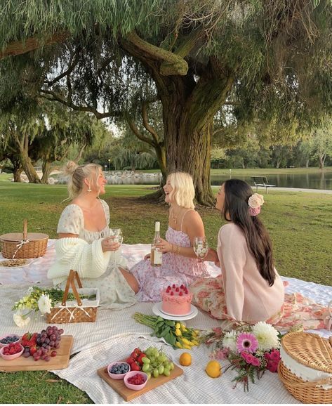 Soft Life Era, Picnic Photo Shoot, Picnic Birthday Party, Picnic Inspiration, Cute Birthday Ideas, Picnic Birthday, Garden Picnic, Garden Party Birthday, Vision Board Photos