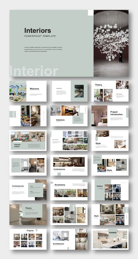 Creative Contemporary Interior Design Template – Original and High Quality PowerPoint Templates Interior Design Catalogue, Architect Portfolio Design, Portfolio D'architecture, Design De Configuration, Catalog Design Layout, Interior Design Portfolio Layout, Architecture Portfolio Layout, Interior Design Template, 포트폴리오 레이아웃