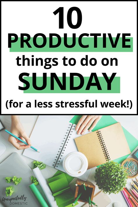 How to prepare for the week on Sunday. To ensure you have a productive week, do some Sunday prep and planning...enjoy a less stressful week ahead! Productive Sunday, Sunday Prep, Weekly Reset, Sunday Planning, Sunday Routine, Organisation Tips, Sunday Reset, Mom Planner, Productive Things To Do