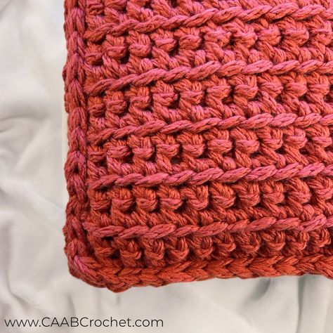 This quick crochet pillow pattern uses jumbo yarn and one simple stitch to create a project that can be completed in one afternoon! Free crochet pattern from Cute As a Button Crochet & Craft! Bernat Blanket Yarn Patterns Crochet Pillow, Jumbo Yarn Crochet Pillow Pattern, Chunky Crochet Pillow Cover Pattern Free, Jumbo Yarn Crochet Pattern, Super Bulky Crochet Pillow Pattern, Crochet Pillow Cover Chunky Yarn, Chunky Crochet Pillow Cover, Pillow Cover Crochet Pattern, Bulky Yarn Patterns