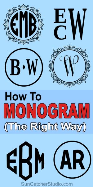 How to Monogram (Order of Initials, Wedding Gifts) Cricut Monogram Ideas Initials, Embroidery Monogram Fonts Initials, How To Monogram Initials, Initial Monogram Ideas, Initials Logo Design Monograms, Name Monogram Ideas, Monogram Fonts Initials, Monogram Design Initials, Wedding Monogram Ideas Initials