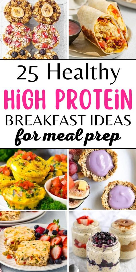 high protein breakfast meal prep High Protein Low Cal Breakfast Meal Prep, Meal Prep For The Week Breakfast, Athlete Meals, High Protein Low Calorie Breakfast, Protein Breakfast Meal Prep, Low Carb High Protein Breakfast, High Protein Breakfast Meal Prep, Breakfast Meal Prep Recipes, Easy High Protein Breakfast