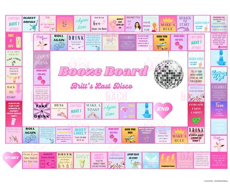 Bachelorette Drinking Board Game - Etsy Canada Party Board Games, Drinking Board, Drinking Board Games, Barbie Bachelorette, Bachelorette Drink, Birthday Post, Birthday Post Instagram, Bachelorette Games, Bachelorette Party Games