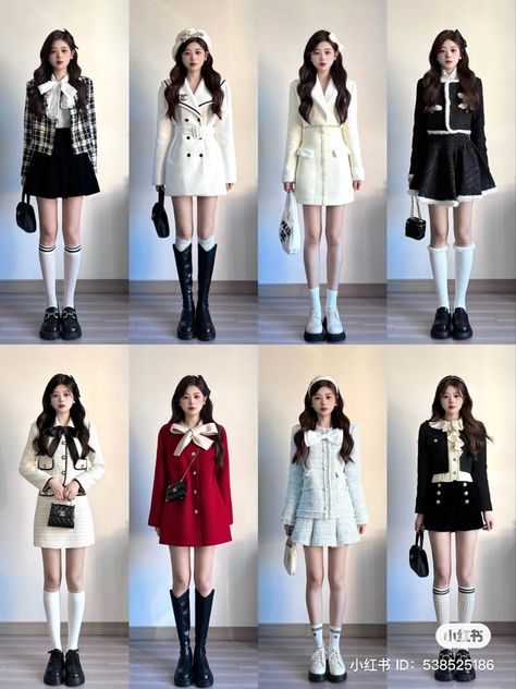 Douyin Fashion, Cute Shopping, Kawaii Fashion Outfits, Korean Fashion Dress, Classy Casual Outfits, Cute Anime, Kpop Fashion Outfits, Fancy Outfits, Girly Outfits