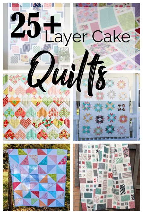 Layer Cake Fabric, Layer Cake Quilt, Quilt Diy, Layer Cake Patterns, Charm Pack Quilt Patterns, Free Quilt Tutorials, Layer Cake Quilt Patterns, Bubble Quilt, Lap Quilt Patterns