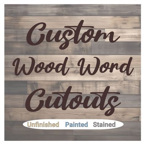 Alphabet Lettering, 3d Alphabet, Barn Wood Projects, Print Fonts, Wood Letters, Wooden Crafts, Script Fonts, Custom Wood, Cut Outs