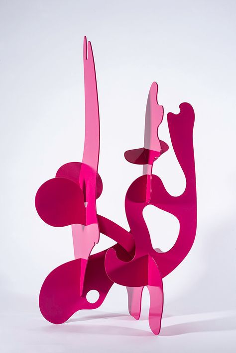 Pink Sculpture, Ceramics Painting, Cardboard Sculpture, Public Sculpture, Cardboard Art, Steel Sculpture, Sculpture Ideas, Contemporary Sculpture, Craft Making