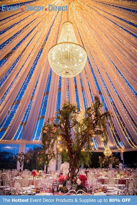 Chandeliers Wedding, Hang From Ceiling, Wedding Chandeliers, Steel Chandelier, Decorative Chandelier, Event Decor Direct, Wedding Chandelier, Events Decor, Wedding Themes Winter