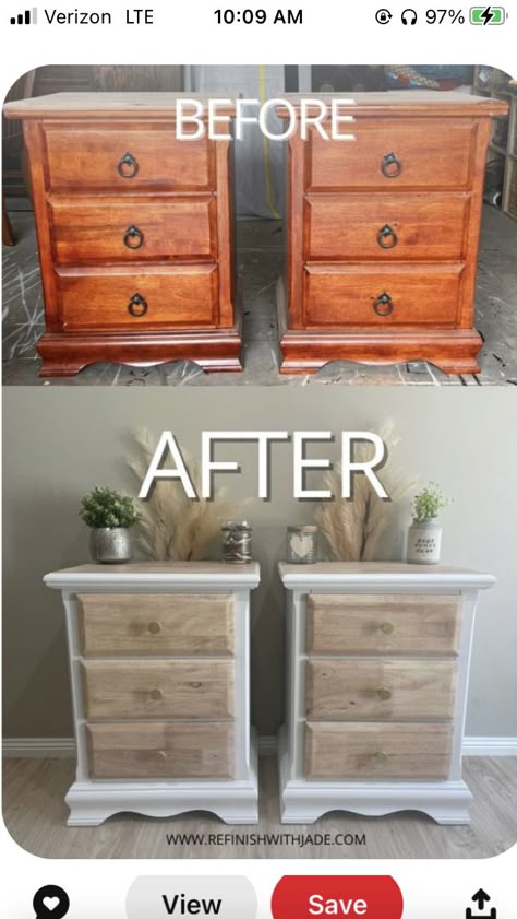 Upcycle Ideas Furniture, Renewing Furniture Ideas, Upcycle Before And After, Redoing Old Furniture Before After, Old Wooden Furniture Makeover, Diy Furniture Before And After, Upcycling Furniture Before And After, Before And After Refurbished Furniture, Restoration Of Old Furniture