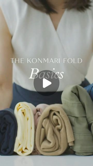 Marie Kondo Folding, Konmari Folding, Suitcase Packing Tips, Basic Clothing, Marie Kondo, Suitcase Packing, How To Fold, Folding Clothes, Love Deeply