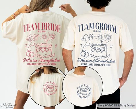 Custom Team Bride Wedding Shirt For Bridesmaids, Gift For Best Man, Wedding Guests Merch For Luxury Wedding, Toss Wedding Tees, Wedding Club Wedding T-shirt Ideas, Wedding Party Shirt Ideas, Wedding Tshirts Ideas For Guests, Wedding Party Tshirt Ideas, Bridesmaid T Shirt, Wedding Shirts For Guests, Wedding Tshirt Toss, Bridal Party Shirt Ideas, Wedding Shirt Ideas