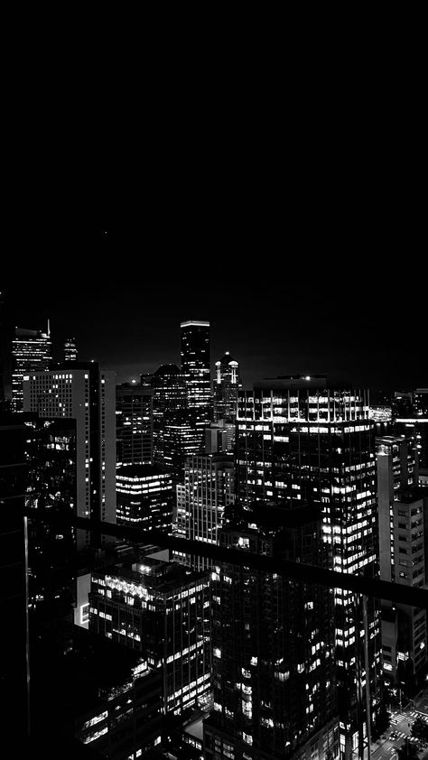 Aesthetic Black City Wallpaper, Black And White City Aesthetic, Dark Classy Aesthetic Wallpaper, Space Art Gallery, Dark Modern, Black And White City, Dark City, Night Vibes, Black And White Wallpaper