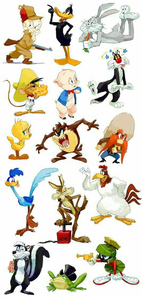 Loney Toones Tattoos, Roadrunner Looney Tunes, Toon Characters, Looney Tunes Wallpaper, Old Cartoon Characters, Funny Cartoon Characters, Old School Cartoons, School Cartoon, Merrie Melodies