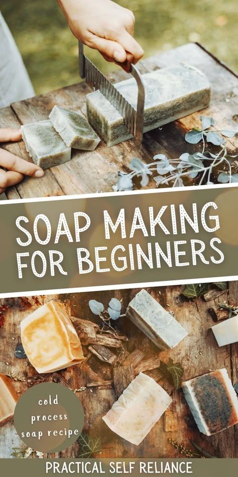 Best Soap Making Supplies, Herbal Soap Recipes, Make Soap For Beginners, Diy Bar Soap, Herb Soap, Soap Making For Beginners, Savon Diy, Easy Soap Recipes, Săpunuri Handmade