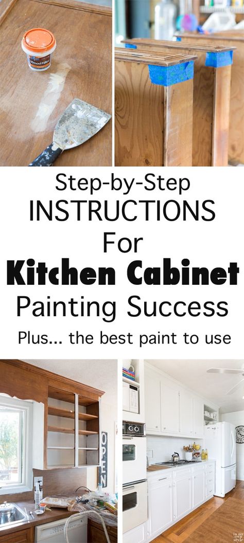 Paint Your Kitchen Cabinets, Kitchen Cabinet Painting, Kitchen Cabinets White, Painting Kitchen Cabinets White, Kitchen Cabinets Painted, Architecture Renovation, Cabinets Painted, Cabinet Painting, Kitchen Diy Makeover