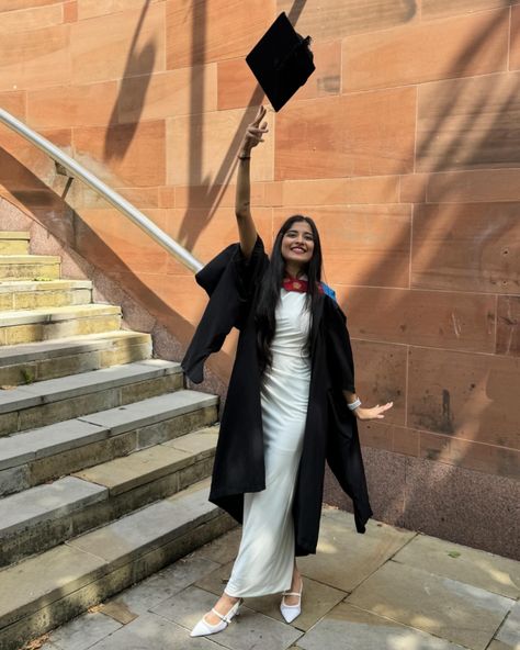 Not 🎓tion needed! . . . graduation, #classof2024, #gradlife, #graduationday, #proudgraduate, #gradceremony, #graduationphotos, #graduationcap, #graduationoutfit Convocation Outfit Graduation Classy, Collage Graduation Pictures, Winter Graduation Pictures, College Graduation Outfit Ideas Dresses, Graduation Dress Outfit, Convocation Outfit Graduation, Outfit For Graduation, College Graduation Outfit Ideas, Outfits For Graduation