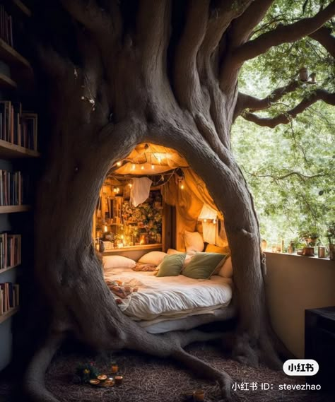 Casa Hobbit, Fantasy Rooms, Dekorasi Kamar Tidur, Fantasy House, Dream House Rooms, Cozy Room Decor, Aesthetic Rooms, Dreamy Room, Dream Room Inspiration