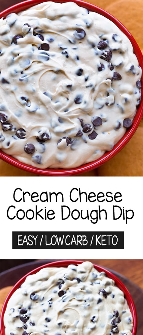 Super healthy and secretly #keto #lowcarb cookie dough dip for parties #easy #healthy #sugarfree #food #weightwatchers Low Carb Cookie Dough, Cookie Dough Dip Recipe, Galletas Keto, Cream Cheese Recipes Dip, Keto Quiche, Keto Cookie Dough, Cookie Dough Dip, Cream Cheese Dip, Pastas Recipes