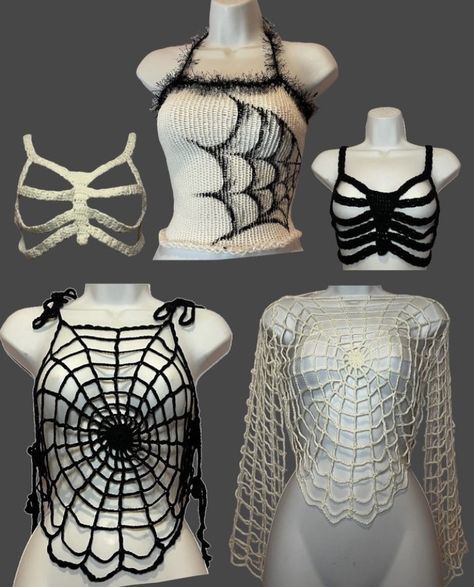 Matching Fits, Mode Crochet, Mesh Tops, Crochet Clothing And Accessories, Crochet Clothes For Women, Clothing Patterns Free, Crochet Fashion Patterns, Crochet Clothes Patterns, The Spider