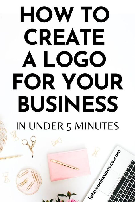 Your online business needs a stunning logo and that can easily happen in under 5 minutes. Here's how to create a logo for your business: How To Create Logo Ideas, How To Make A Logo For Free, How To Create A Business Logo, Creating A Logo For Your Business, How To Design A Logo For Your Business, How To Create A Logo For Your Business, Create Logo Design Free, How To Make A Logo, How To Create Logo