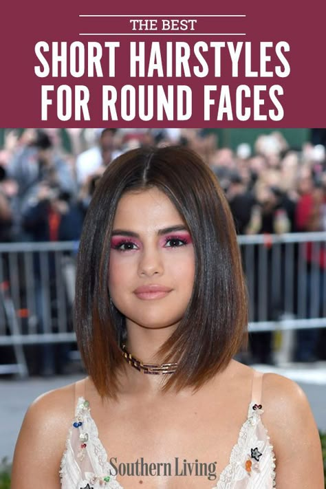 Shoulder Length For Round Faces, Haircut For Round Face Shape Straight Hair, Long Bob Round Face Straight, Lob For Full Face, Short Brunette Hair For Round Face, Shoulder Length Bob Round Face, Medium Hair For Round Face Plus Size, Best Bobs For Round Faces, Haircuts For Straight Hair Round Face