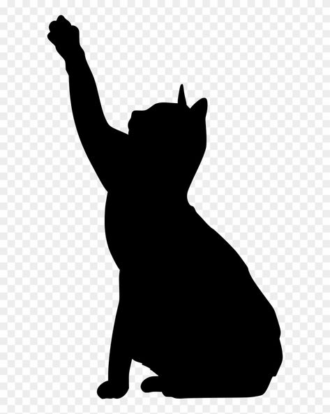 black cat with curly tail for quilting - Google Search Outline Cat Tattoo, Simple Cat Tattoo, Silhouette Chat, Halloween Window Silhouettes, Cat Tattoo Simple, Cat Tattoo Ideas, Cat Template, Cat Outline, Black Cat Silhouette