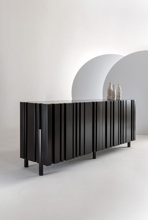 laurameroni luxury customizable furniture made in italy Wood Decorations, Low Sideboard, Luxury Italian Furniture, Modern Buffet, Luxury Furniture Design, Sideboard Designs, Fantastic Furniture, Lacquered Wood, Modern Sideboard