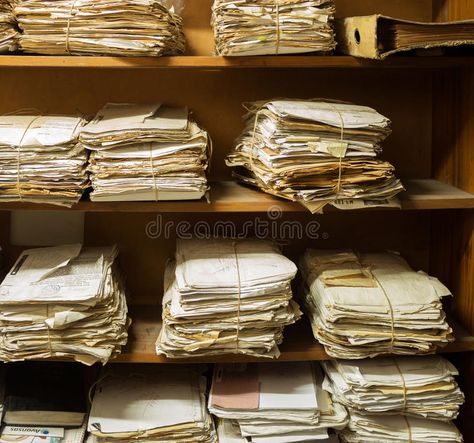 Archive Room. Old dusty stack of papers, files, documents on the shelves of arch #Sponsored , #ad, #Sponsored, #dusty, #Archive, #shelves, #stack Stack Of Papers Aesthetic, Scattered Papers Aesthetic, Old Documents Aesthetic, Stack Of Paper Drawing, Document Aesthetic, Documents Aesthetic, Papers Aesthetic, Archives Room, Archive Room