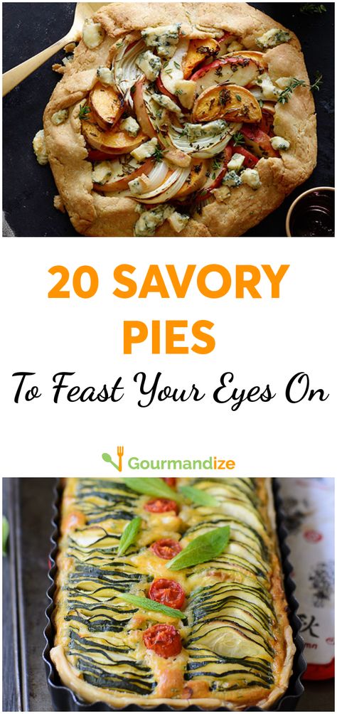 Who ate all the pies? We did! And you can too, with this compilation of tempting quiches, tarts, galettes, and other savory pie wonders. #pie #tart #galette #savorypies #quiches #recipes #dinner #pierecipes Savory Pie Crust Appetizers, Vegetable Pies, Savory Tarts, Savory Hand Pies, Savory Tart Recipes, Savory Pie Recipes, Savory Pies, Bisquick Chicken Pot Pie, Savory Hand Pies Recipes