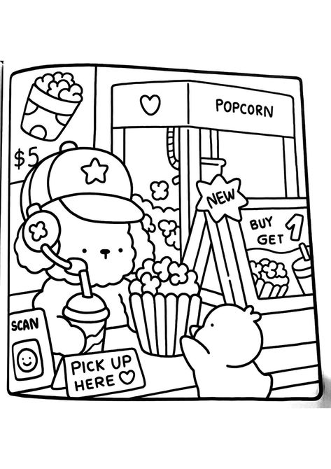 Kleurplaat Coco Wyo Coco Wyo Coloring, Colored Popcorn, Coco Wyo, Coloring Paper, Hello Kitty Colouring Pages, Bobbie Goods, Bear Coloring Pages, Hello Kitty Coloring, Home Architecture