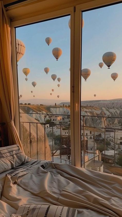 Best Hotel Views, Cappadocia Turkey Hotels, Vision Board Turkey, How To Manifest Travel, Vision Board Holiday, Turkey Views, Traveling Vision Board, Summer In Turkey, Travel Manifestation