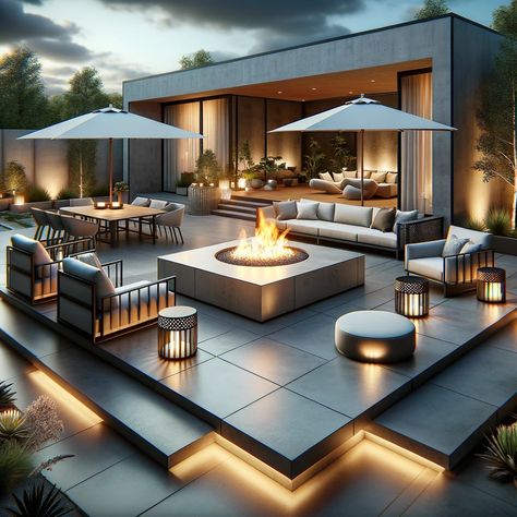 Elevate your outdoor entertaining game with these 7 stylish patio furniture sets that are perfect for hosting guests. From cozy conversation sets to elegant dining sets, you'll find the perfect ensemble to create a welcoming and comfortable outdoor space for gatherings. Discover the latest trends and designs to make your patio the ultimate entertainment destination. Patio Sets, Luxury Outdoor Living Space, Modern Balcony Design, Rooftop Patio Design, Outdoor Patio Ideas Backyards, Modern Patio Design, Terrace Garden Design, Rooftop Design, Modern Patio Furniture