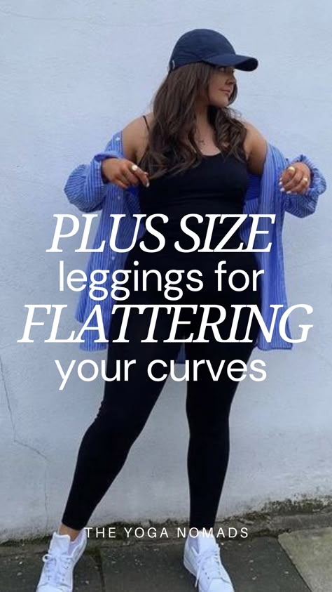 Looking for the PERFECT yoga and workout leggings that look flattering on your curves? Here are 11 best plus size leggings for yoga and workout that will make you feel amazing in your body. Yoga outfits, plus size yoga outfits, plus size athleisure outfit, plus size outfit, plus size legging outfit casual, plus size legging outfit #plussizeoutfit #plussizeyogaoutfit #plussizeworkoutoutfit #plussizeleggings Best Yoga Pants For Plus Size, Black Leggings Outfit Summer Plus Size, Best Leggings For Plus Size, Plus Size Gym Outfits Active Wear, Plus Size Yoga Poses, Legging Plus Size Outfit, Cute Plus Size Workout Outfits, Plus Size Exercise Outfits, Plus Size Lululemon Outfit