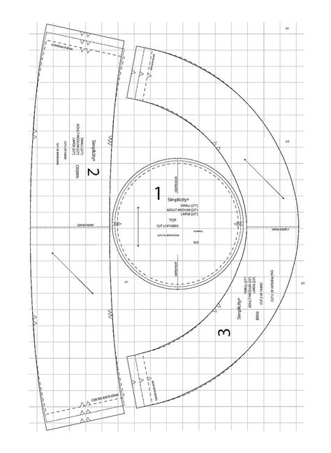 Tutte le dimensioni |Simplicity Misses' Bucket Hat Pattern | Flickr – Condivisione di foto! Bucket Hat Pattern Free, Newsboy Hat Pattern, Cappello Cloche, Pola Topi, Bucket Hat Pattern, Sewing Hats, Hat Patterns Free, Hat Tutorial, Hat Patterns To Sew