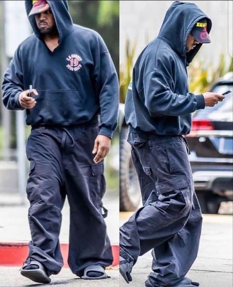 Yeezus Era Kanye, Alexander Digenova, Yeezy Slides Outfit, Kanye West Outfits, Kanye Fashion, Kanye West Style, Yeezy Fashion, Fits Inspiration, Yeezy Outfit