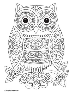 Owl Designs, Owl Coloring Pages, Mandala Design Art, Coloring Pages To Print, Mandala Coloring Pages, Cute Coloring Pages, Mandala Drawing, Free Printable Coloring, Animal Coloring Pages