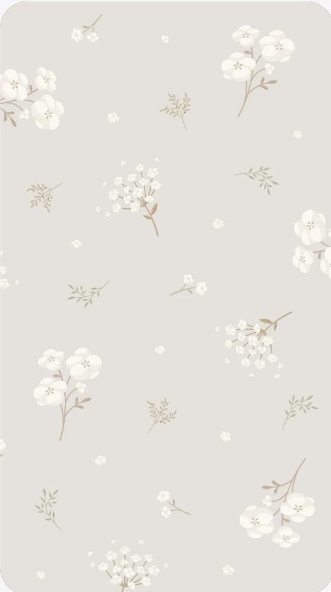 Soft White Aesthetic Wallpaper Quotes, Cream Flowers Aesthetic Wallpaper, Cream White Wallpaper Aesthetic, Simplistic Ipad Wallpaper, Minimal Floral Wallpaper Iphone, Mint And White Aesthetic, Cute Simple White Wallpaper, Minimalist Floral Background, Flowery Background Aesthetic